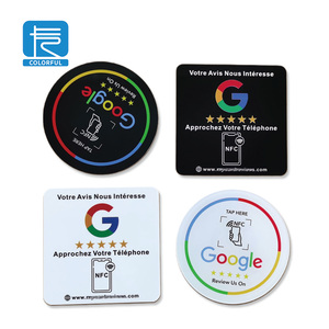 Personalizado NFC 213 215 216 Chip acrílico Google Review Collection NFC Sticker Desk NFC Google Review <span class=keywords><strong>Tag</strong></span> - Product Image 2