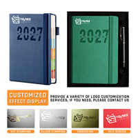 Agenda annuel OEM 2027, journal quotidien, planificateur d'autodiscipline, ensemble de carnets pour cadeaux d'affaires et cadeaux personnels