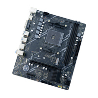 Carte Mère de Jeu PC de Bureau AMD B450 Haute Performance Kit Combo Carte Mère AM4 B450M ATX avec Wifi