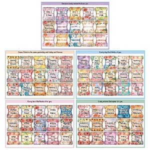 Onglets d'indexation de la Bible personnalisés et colorés, faciles à lire, laminés, pour l'<span class=keywords><strong>Ancien</strong></span> et le <span class=keywords><strong>Nouveau</strong></span> <span class=keywords><strong>Testament</strong></span>, pour l'étude biblique - Product Image 5