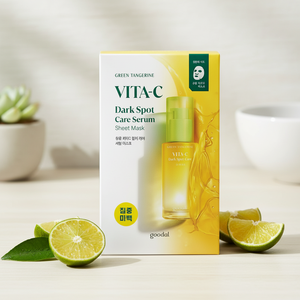 Goodal Green Tangerine Vita-C Dark Spot Care Serum Mask Sheet High Quality Facial Masks 1ea - Product Image 3