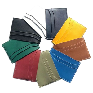 WRIZA Luxury Designer Multi Color Faux Leather Short <b>Wallet</b> Mini Coin Purse Business Card <b>Holder</b> for Men and Women - Product Image 1