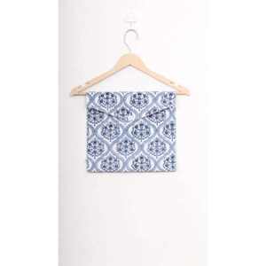 Conjunto de Pijama de Otoño para Mujer, 100% Algodón, Estampado Floral en Satén, Cintura Elástica, Cuello Camisero, Manga Corta - Product Image 2