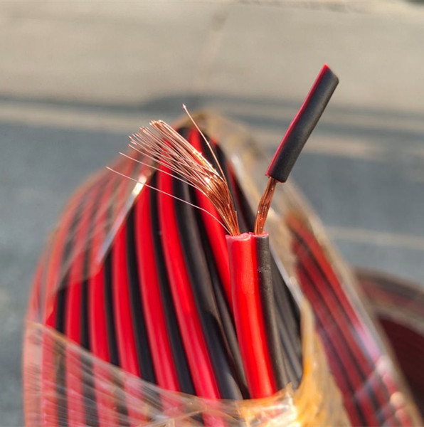 Hot Sale 2468 24AWG Red and Black Parallel Line 2*0.2mm Power Wire Cable
