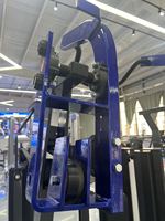 Machine de tirage frontal latéral ISO à charge par broches en acier, équipement de gym commercial de haute qualité pour l'entraînement des muscles de la poitrine et du dos