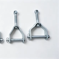 Support en fer galvanisé pour isolation de ligne aérienne, type D, pour raccords de ligne électrique aérienne