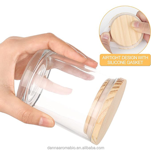 Bán Buôn Rỗng Matte Rõ Ràng Frosted Nến Thủy Tinh Lọ Với Nắp Biểu Tượng Tùy Chỉnh Nến Lọ Cho Nến Làm - Product Image 3