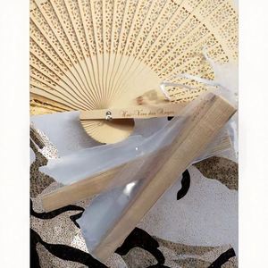 Abanico de Bambú Pintado a Mano Personalizado al por Mayor 2022, Recuerdo de Boda Ecológico de Madera para Hoteles - Product Image 3