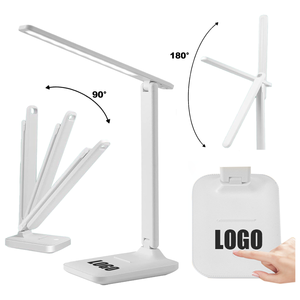Lampe de bureau pliable promotionnelle à LED, rechargeable, double usage, pour étudiants en dortoir, cadeau personnalisable avec logo - Product Image 1