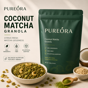 <span class=keywords><strong>Granola</strong></span> Premium Matcha Yuzu avec des noix et des fruits, céréales de petit-déjeuner croustillantes à l'avoine, prêtes à manger - Product Image 2