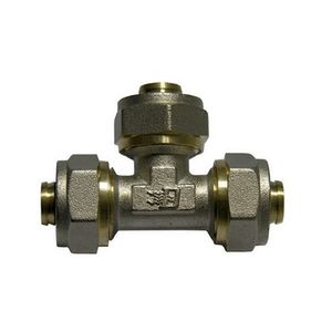 Raccord en T à sertir de 16 mm pour tuyaux multicouches - Conduits et raccords - Product Image 1