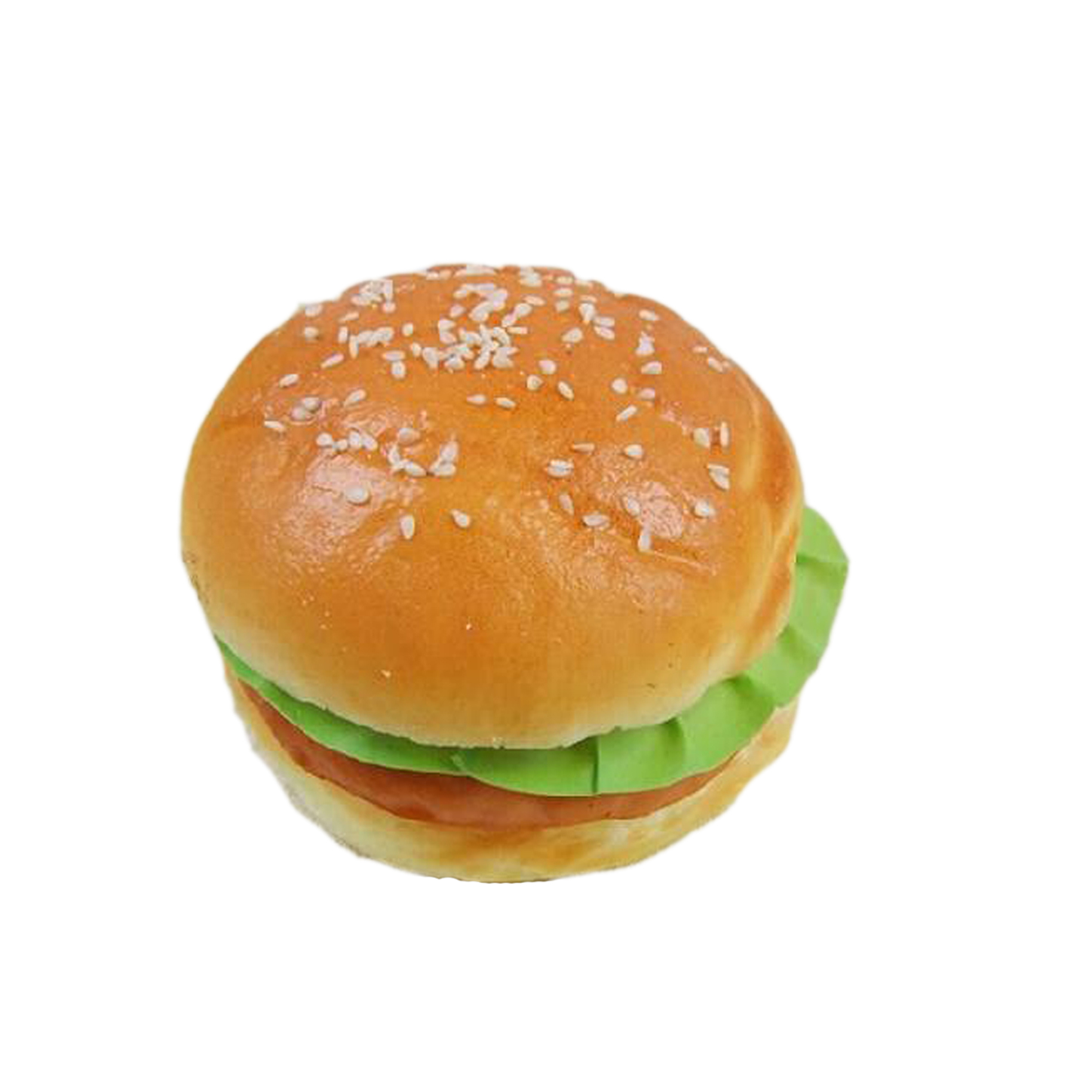 Fake Hamburger Model - Realistic PU Artificial Burger For Photography Props  & Display Decoration