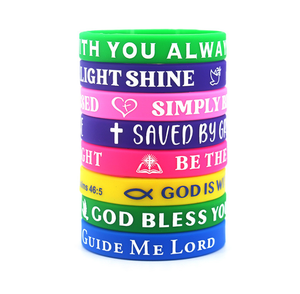 20 pulseras de silicona de Jesús <span class=keywords><strong>para</strong></span> hombre y <span class=keywords><strong>mujer</strong></span> - Product Image 1