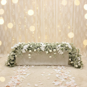 Arreglo Floral hecho a mano Centros DE MESA DE BODA Primavera Bebé Aliento Rosa Bola de flores artificiales para la graduación del Año Nuevo chino - Product Image 5