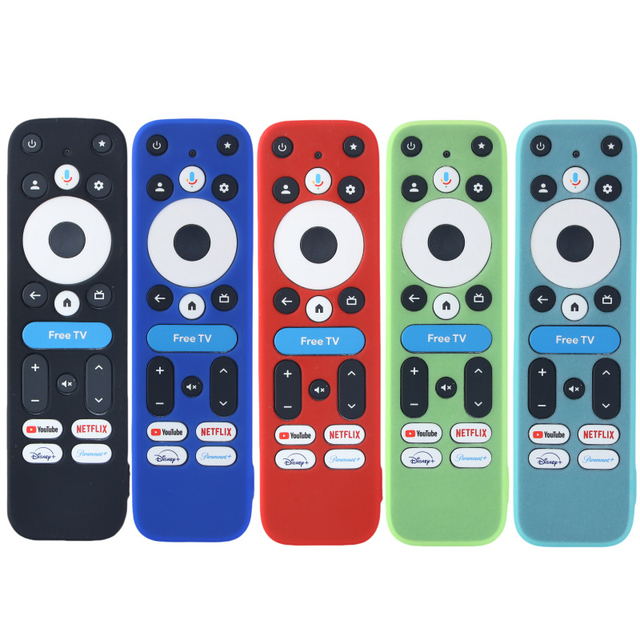 New Protective Silicone Cover Use for Onn Google TV Box 4K Pro TV Remote Control Silicone Case Sleeve