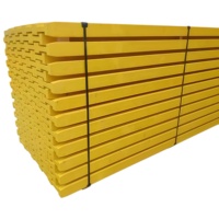 Poutre en bois H20 personnalisée, prix usine, colle WBP, peinture jaune imperméable