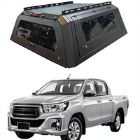 Hardtop pour Toyota 2016-2023, 6 pieds, verrouillable, sans perçage, ajustement universel, avec fenêtre lumineuse, type coque de camping-car ou couvre-benne