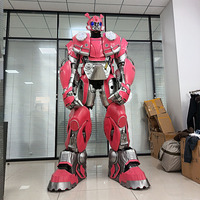 Costume de robot flexible personnalisé avec éclairage LED, tenue de performance pour adulte, pour festivals et événements