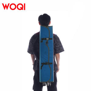 Chaise de plage pliable Woqi avec parasol, en alliage d'aluminium, légère, pour le camping en plein air, bleue, couleur personnalisable - Product Image 2