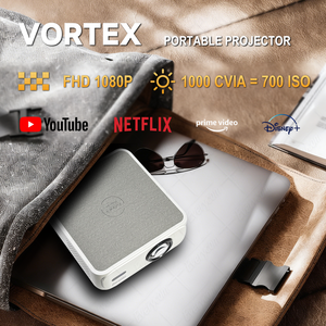 Прожектор 4K декодирование BT WIFI 6 зеркальных экранов 4k 1080P Full hd проектор 4K Smart Android Портативный мини-видеопроектор - Product Image 1