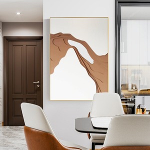 Lukisan garis seni ruang tamu restoran latar belakang sofa lukisan dekorasi teras ukiran kreatif abstrak modern sederhana - Product Image 4