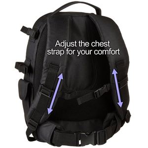 Camera Backpack, Waterproof Camera Bag Photography Bag with Tripod Strap and Rain Cover <b>Large</b> Capacity <b>Rucksack</b> for DSLR Camera - Product Image 5