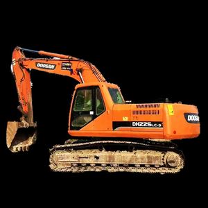 Excavadora de orugas hidráulica usada Doosan DH225LC-9 DH225 de 22 toneladas, con rodamientos de motor y martillo rompedor Daewoo - Product Image 2