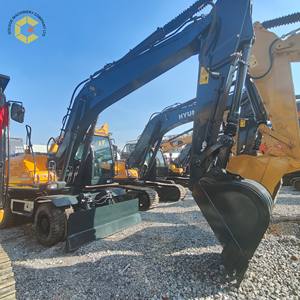 รถขุดล้อ210W-9ฮุนไดที่เป็นเจ้าของมาก่อน21Ton เครื่องเคลื่อนย้ายดินราคาประหยัดผลิตในเกาหลีใต้ - Product Image 1