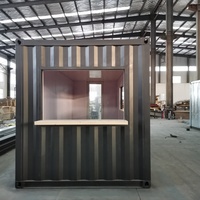 Vorgefertigte Straßen-Imbissstände für Bubble Tea und Eiscreme Mobile Container-Shops Restaurant Schnelle Outdoor-Food-Kiosk-Gestaltung zum Verkauf