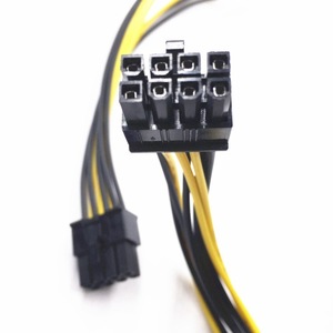Double 4Pin To 8Pin <b>Power</b> Supply <b>Adapter</b> Cable For Graphics Card Gaming PC - Product Image 2