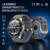 Montre connectée de sport pour homme, GPS, AMOLED, tracker d'activité, étanche IP68, moniteur de fréquence cardiaque, moniteur d'oxygène sanguin, moniteur de sommeil, appels Bluetooth