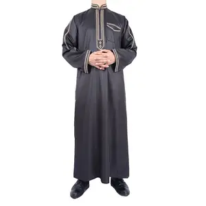 malaysia arabic stylish jubba for uomo morrocon men jubah from yemen without collar men thobe short sleeve kurta