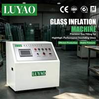 Machine de remplissage de gaz argon portable pour la fabrication de vitrage isolant, double vitrage IGU, fabrication de fenêtres et équipement de traitement du verre