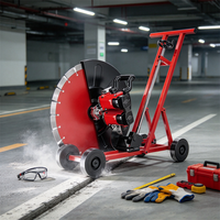 Machine à découper le béton et les sols, électrique, industrielle et pour le bricolage, à double moteur, 5500W