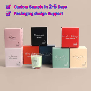 Caja de Papel Personalizada <span class=keywords><strong>para</strong></span> Pequeñas Empresas, Caja de Lujo <span class=keywords><strong>para</strong></span> Envío y Exhibición de Velas, <span class=keywords><strong>Bonitas</strong></span> <span class=keywords><strong>Cajas</strong></span> de Embalaje <span class=keywords><strong>para</strong></span> Empacar Velas - Product Image 1