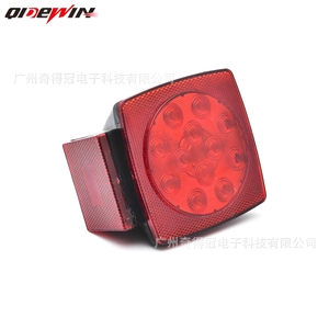 Feu arrière LED 12V carré IP68 étanche pour remorque, bateau, voiture, usage général - Product Image 4