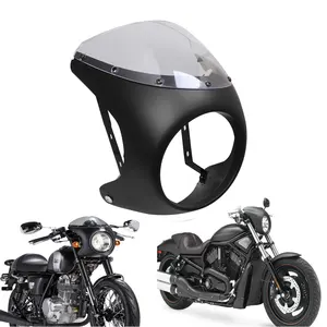 Kit universel de carénage pour moto, carpette de pare-brise, pour Harley, Sportster, Bobber, Touring et Honda, 7 pouces, 2020