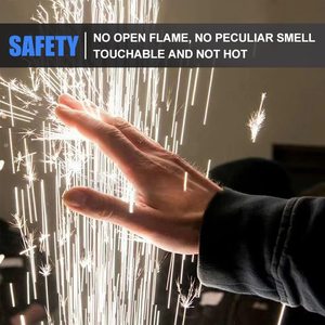 Apexscn Mini 360 600W Power DMX512 Controlled Cold Spark <strong>Firework</strong> <strong>Machine</strong> Wedding Disco Party Show Photo Booth Accessory Stage - Product Image 5