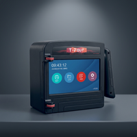 Impresora de Etiquetas de Inyección de Tinta Portátil de 100 mm con Pantalla Táctil, Semiautomática, a Batería, para Codificación de Letras Grandes en Tarjetas y Materiales Flexibles