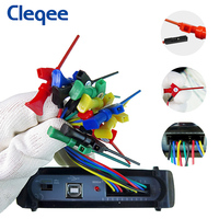 Cleqee P5003 SMD IC Mini Analyseur Logique Sonde de Test Pince de Prise en Charge à Ressort Interne