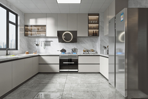 Intelligent Complete Cabinet Custom Size Kitchen <b>Lockers</b> Eco-friendly Plywood Panel Water Resistant Modern Kitchen Furniture - Product Image 6