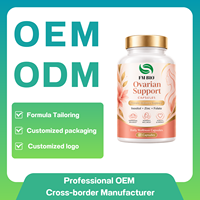 Capsules de soutien ovarien sous marque privée, formule nutritionnelle ovarienne premium, fabricant de capsules de soutien ovarien OEM ODM