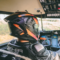 Nouveauté Casque de moto modulaire intégral certifié ECE22.06/DOT de la marque MY, en ABS, anti-impact et anti-perforation