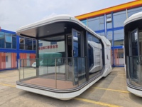 Maison Capsule Spatiale Préfabriquée Modulaire 28 Anti-Sismique 7 Degrés Design Moderne pour Villa & Hôtel Chambre Individuelle avec Balcon