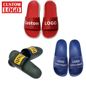 Custom Sublimated Shoes Slides Sandals Printing Board Slipper Rubber New Sublimation Pvc Slippers