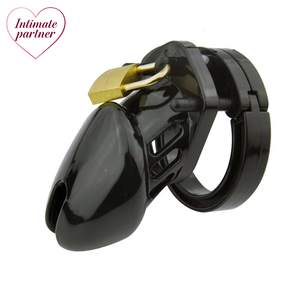 Petit dispositif de chasteté masculin standard, cage à pénis avec 5 anneaux de différentes tailles, serrure en laiton, étiquettes de numérotation de verrouillage, jouets sexuels <span class=keywords><strong>CB6000</strong></span> - Product Image 5