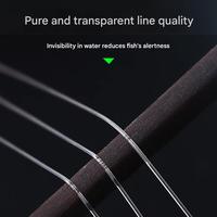 Ligne de pêche en nylon résistante à l'usure et durable de 100 m, ligne principale solide, ligne de pêche non extensible