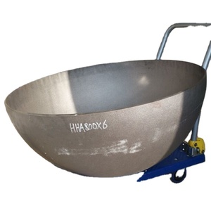 Hiện đại thép bán cầu kim loại nửa spheres nửa rỗng bóng cho hố lửa lửa bát - Product Image 1