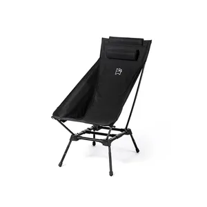 Blackdog חיצוני נייד מתקפל כיסא קל במיוחד אלומיניום מתקפל ירח כיסא קמפינג חוף כיסא