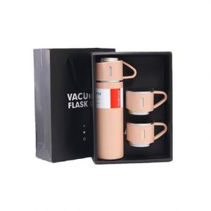 SiYJ52 Customized Logo Insulated 304 Stainless Steel Vacuum Flask Set with Cup Lid Custom Business Promotional Gifts Packaging - Product Image 2